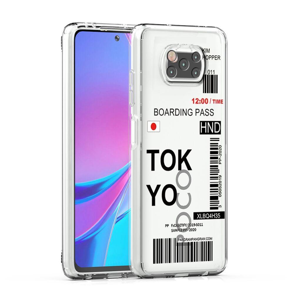 Phone Case For Xiaomi Poco X6 X5 NFC X3 F6 F5 Pro F4 F3 M3 14 13T 12T 12 13 Lite 11 5G Cover World City Travel Ticket New York