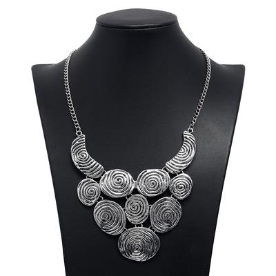 Exaggerated Necklace, Creative Alloy Thread Fashion Sweater Chain, Jewelry