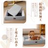 EMME 3D Dog Bed, Waterproof All-Week Urethane Pet Cushion, Easy to Clean, Pet Sofa, Pet Bed, Washable, No Filling, High Rebound, Suitable for Senior D