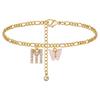 Stainless Steel Initial A-Z Letter Anklets For Women Girl Butterfly Trend Leg Chain Waterproof Jewelry Gift Party