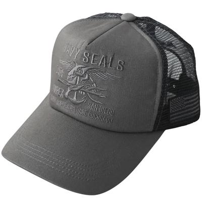 Standard Military Mesh Available In 2 Sizes Navy Seals Men's Cap, (XL, Charcoal)