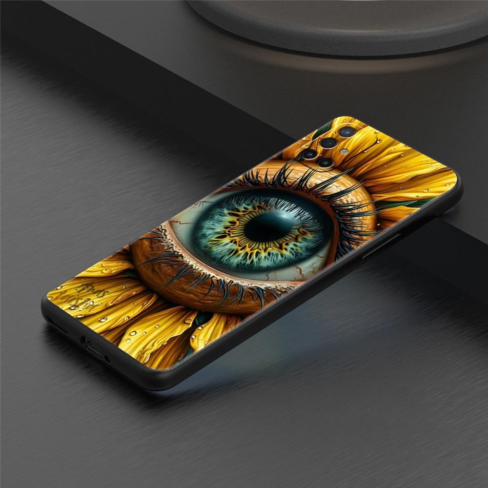 Phone Case For Oneplus 13R 13 12 10T 11 R10 Nord N100 N200 N10 9 9R CE 2 3 Z Pro Lite 5G Soft TPU Cover Fashion Eyelashes Eyes