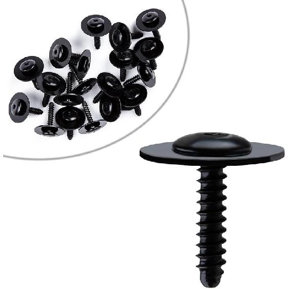 20 PCS Fender Liner Wheelhouse Liner Splash Shield Bolt Screw, 11548270 Fender Screw Compatible with GM Chevrolet Camaro Colorado Cruze Equinox