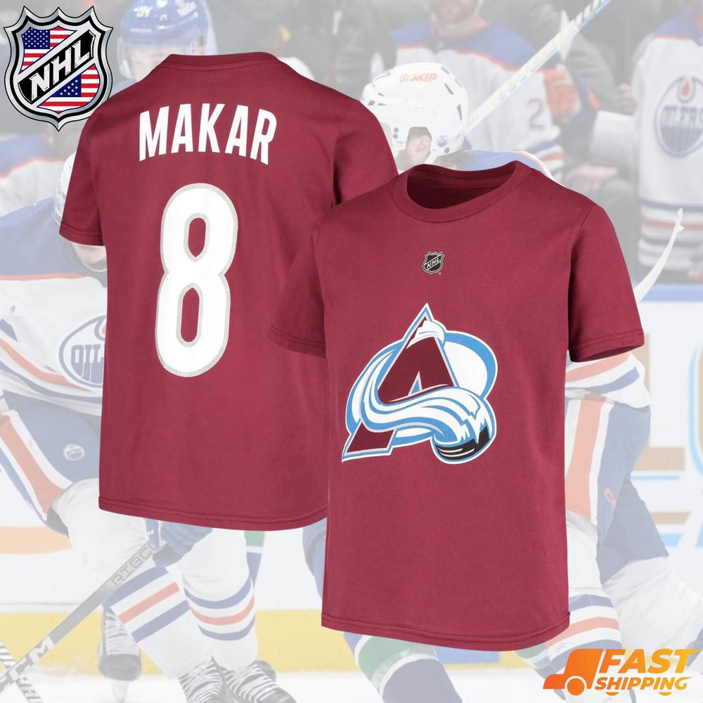 БЫСТРАЯ ДОСТАВКА! Кейл Макар З. Лавина 2025 Имя и номер игрока S-5XL Футболка Для фанатов G Унисекс Футболка L