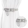 Fashion Adult Rhinestone Belt for Dress Sequins Waist Belt Locomotive Style Belt