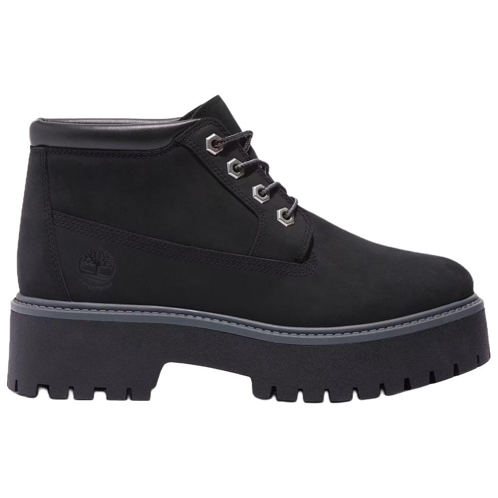 Timberland Stone Street Chukka Comfortable Soft Ankle Boots Women Boots Black TB0A5REN015