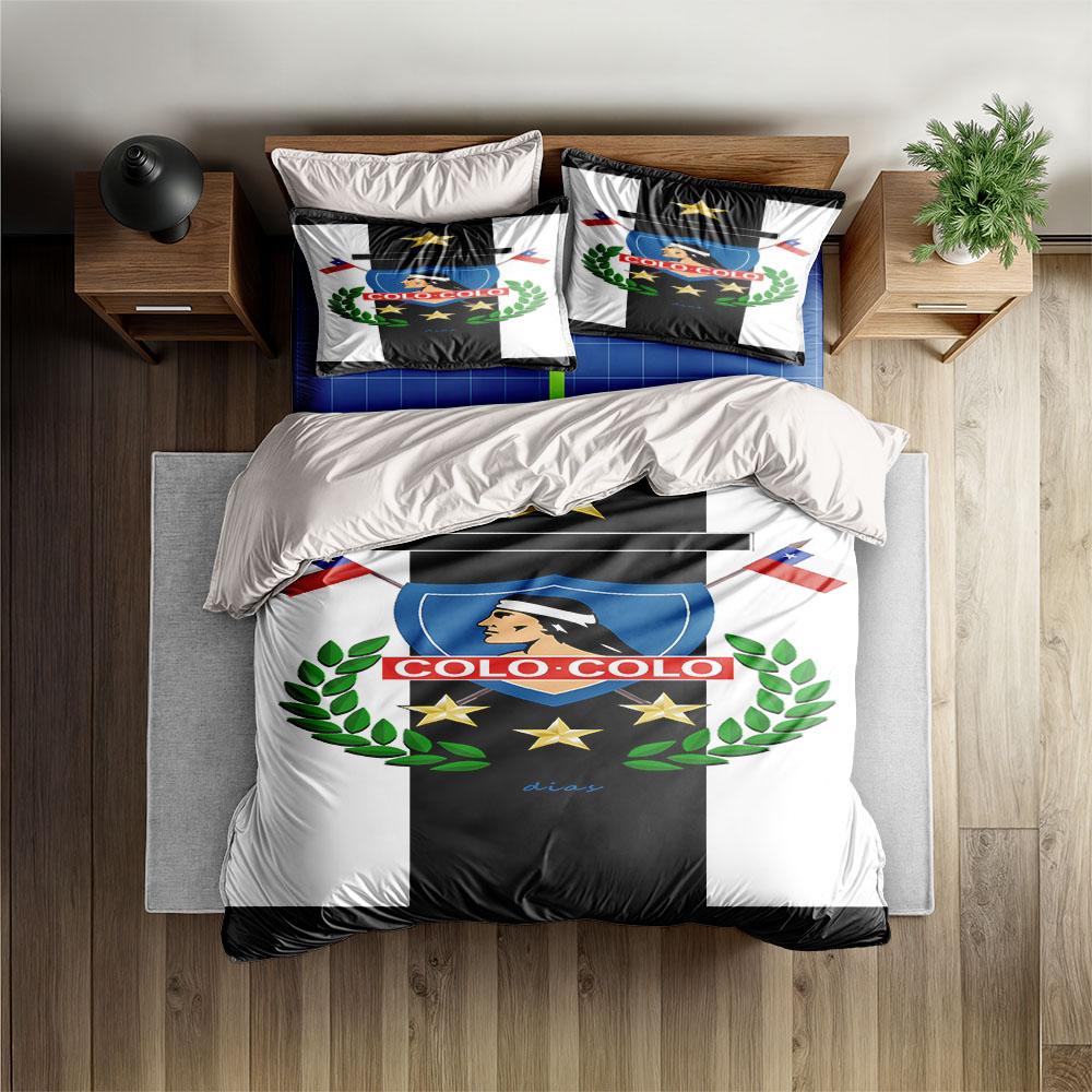 Club Fútbol Coquimbo Unido Duvet Cover Set without sheet King Queen Double Full Twin Single Size Bed Linen Set