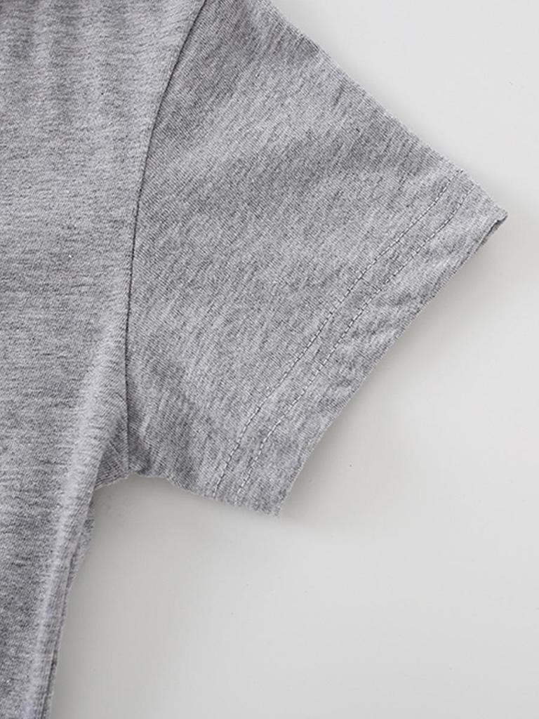 2026 Spring/Summer Children's Luminous Dinosaur T-Shirt - European & American Style