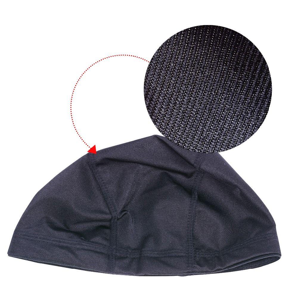 Black Elastic Breathable Dome Cap Stretchy Caps Weave Cap Wig Accessories Wigs Cap Hair Net