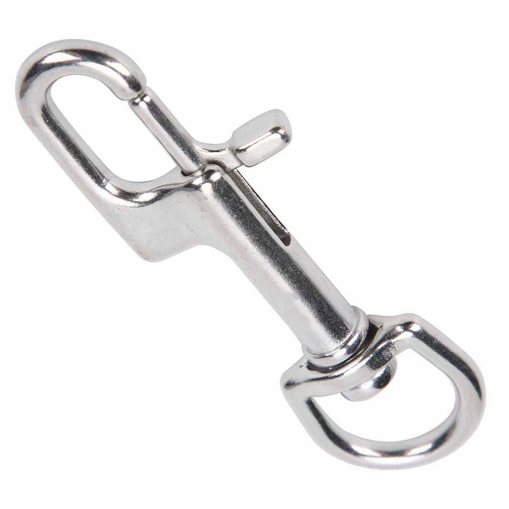 Edelstahl Tauchen Einseitige Karabinerhaken Einzelnes Ösen-Schnapphaken Schnalle 90mm 3.5in
