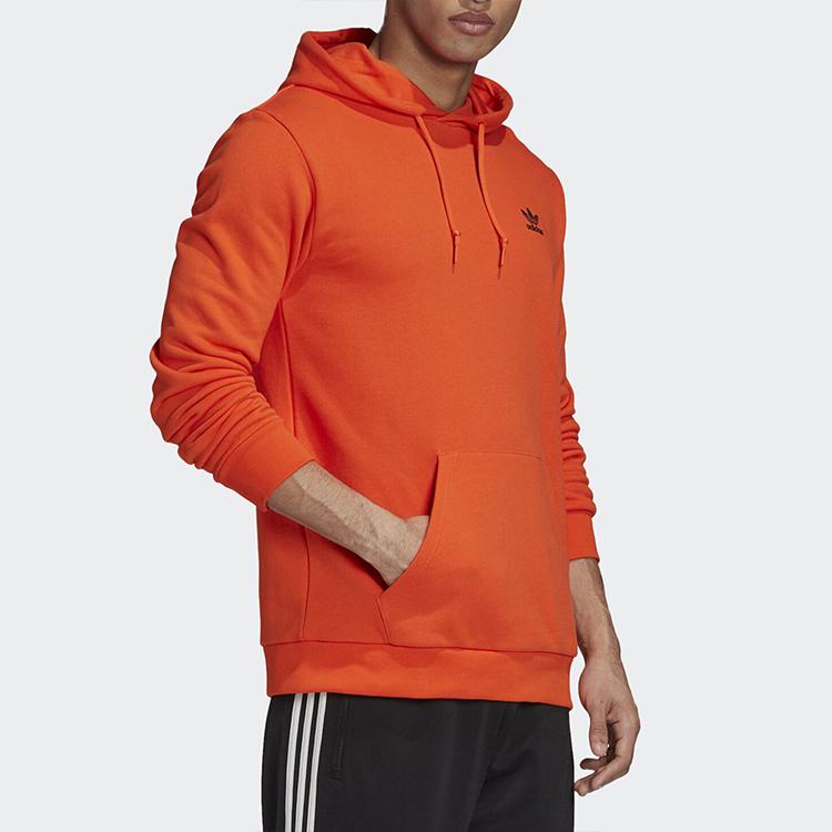 Adidas Originals Trefoil B+F TRFL Hoodie, Men Casual Sport Pullover Orange Tops GE0794