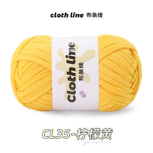 100g/Rolle Stoffstreifen Garn Handgemachter Bär DIY Häkelmaterial Tasche Geschenk Kissen Teppich Flauschiger Garnball Baumwolle Häkelzubehör