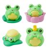 8 Piece Creative Miniature Plastic Frogs Animal Sculpture For Home Office Tabletop Decors Garden Landscape Ornaments