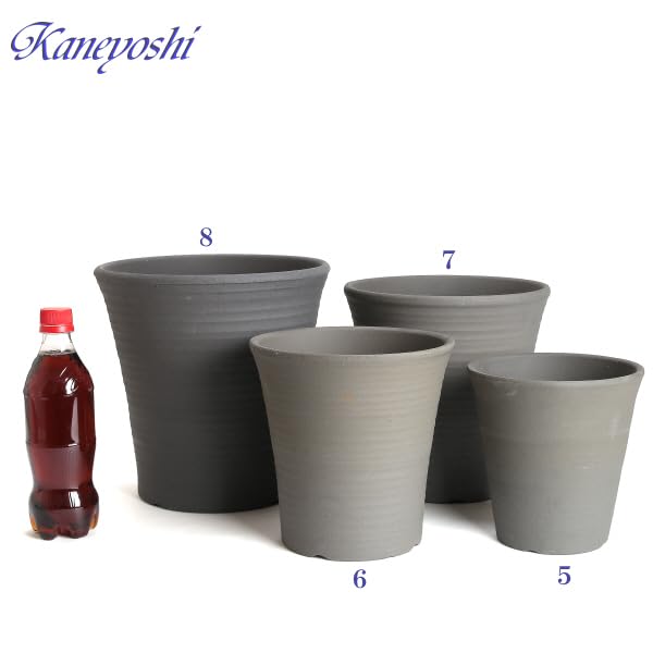 Hrnec Mikawa Ware KANEYOSHI v domácím keramickém květináči Orchid Old Style Ware 8 [Made Japan/Reliable Quality] No.