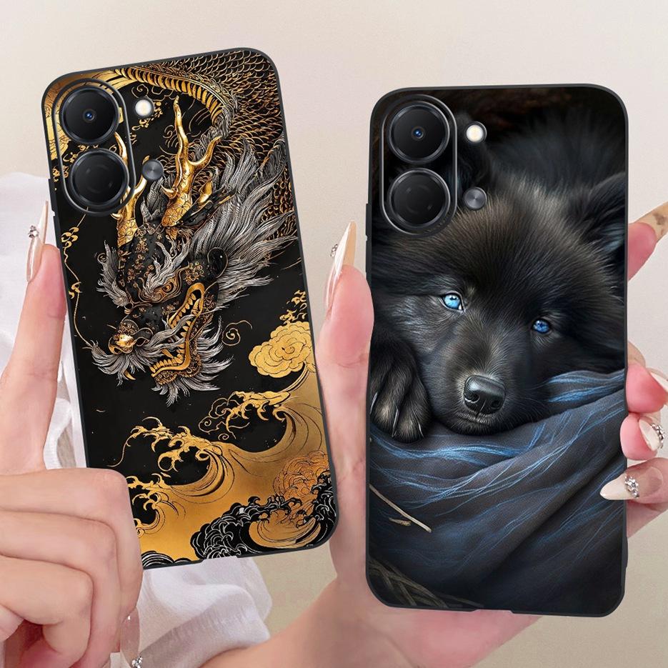 For Tecno Spark GO 3 5G Case KN3 Colorful Flowers Luxury Painted Cover Soft TPU Phone Case For Tecno Spark GO 3 SparkGo 3 Fundas