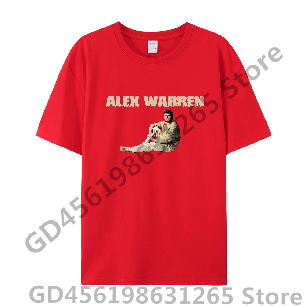 New Alex Warren T Shirt UnisexWomen Harajuku Kawaii Tops Y2k Unisex Hip Hop Tees Fashion Tops Casual Boysgirls Clothing