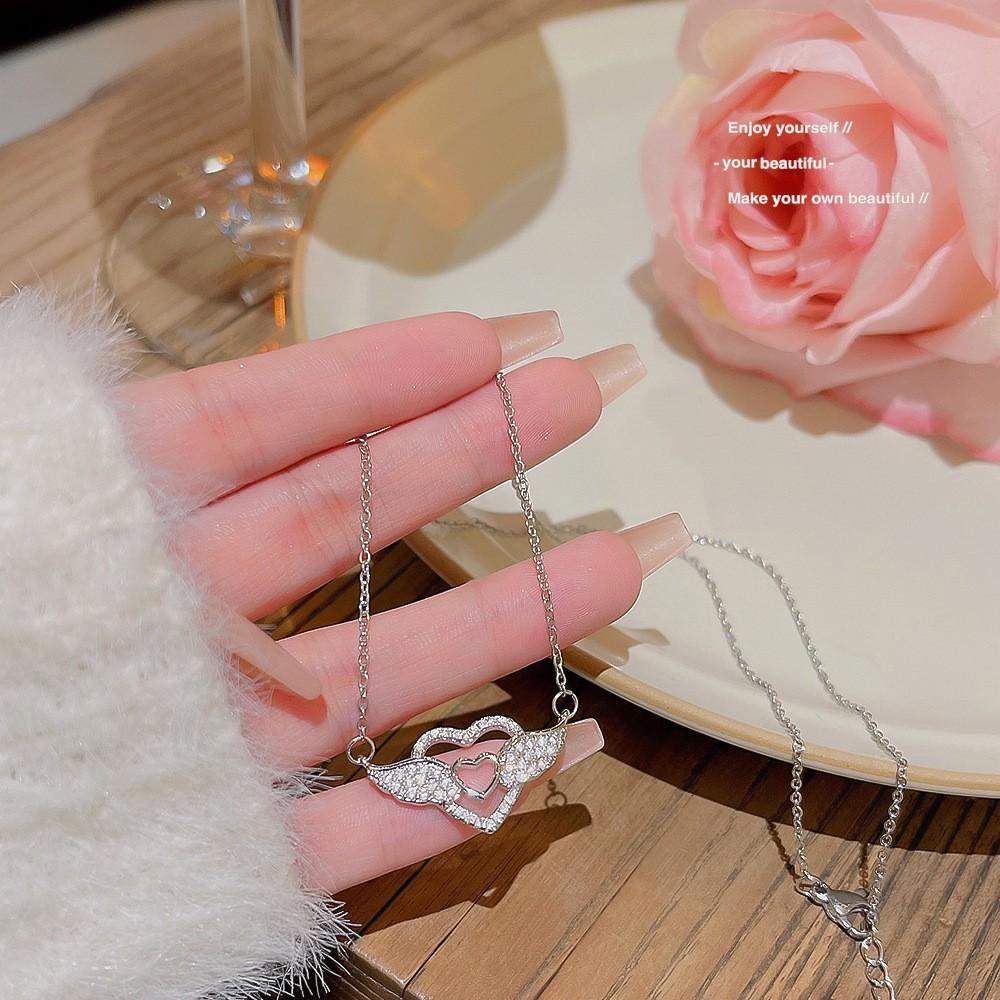 Exquisite Ruyi Safety Lock Necklace Accessories Women's Summer New Popular Light Luxury Niche Neck Chain Design Clavicle Chain