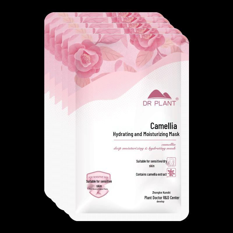 DR PLANT Camellia Hydrating & Moisturizing Mask, 5-Pack
