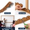10m/Roll Bulletin Board Border Wood Grain Decorative Board Border Sticker  Classroom Decor