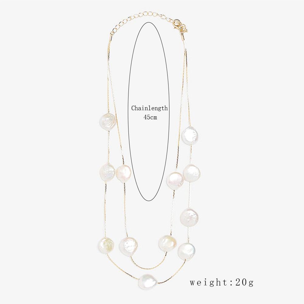 Necklace for Women Accessories Choker Collarbone Chain Cross Copper Necklace Jewelry Necklace Women Beautiful Elegant Necklace for Her