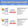 ME201WZ Tuya APP ZigBee WiFi Ultrasonic Wireless Remote Detector Water Tank Fuel Oil Liquid Level Sensor Alarm Indicator