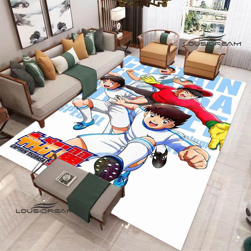 2026 Captain Tsubasa Cartoon Carpet Living Room Bedroom Carpet Balcony Bathroom Non-slip Door Mat Photography Props Birthday Gift