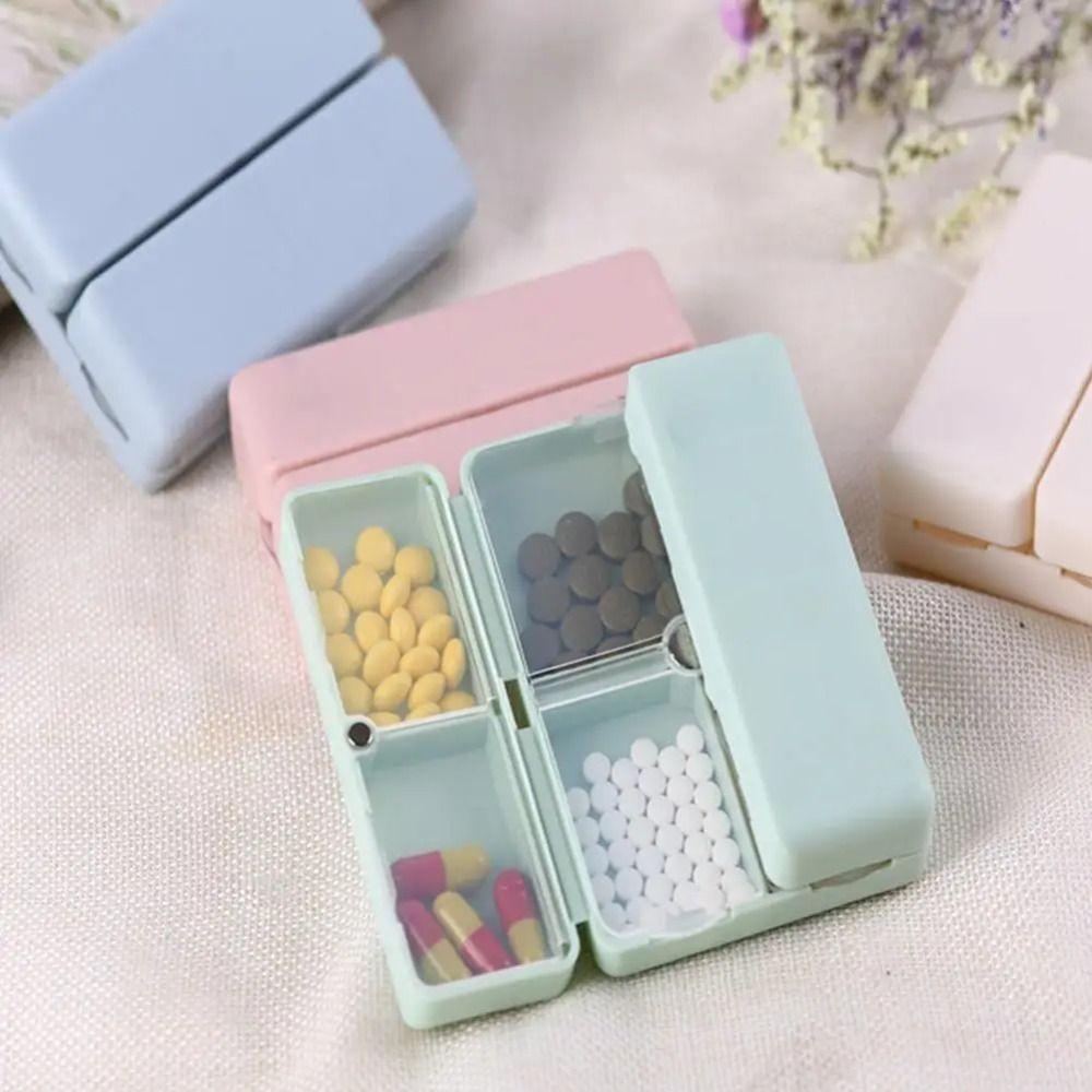 Creative 7-compartment Pill Box Durable Pill Case 7-day Pill Storage Box  Travel