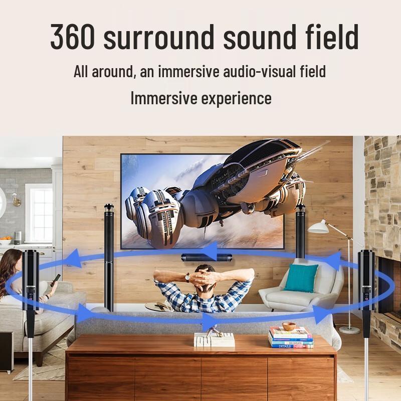 ShanShui F7 5.1 Channel Home Theater and KTV Speaker System CN plug (adapter included)