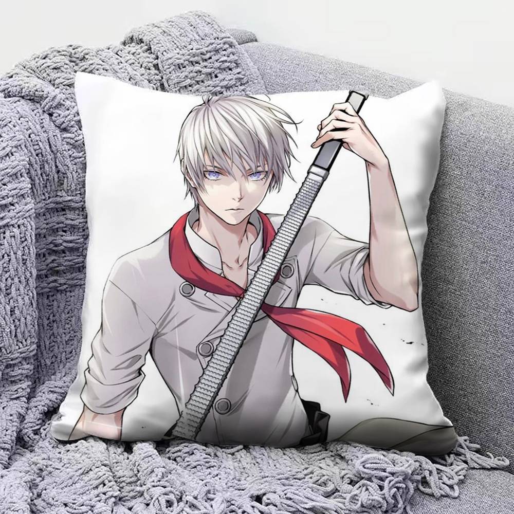 Food Wars Shokugeki no Soma Anime Home Sofa Cushion Covers and Aecorative Custom Pillow Covers