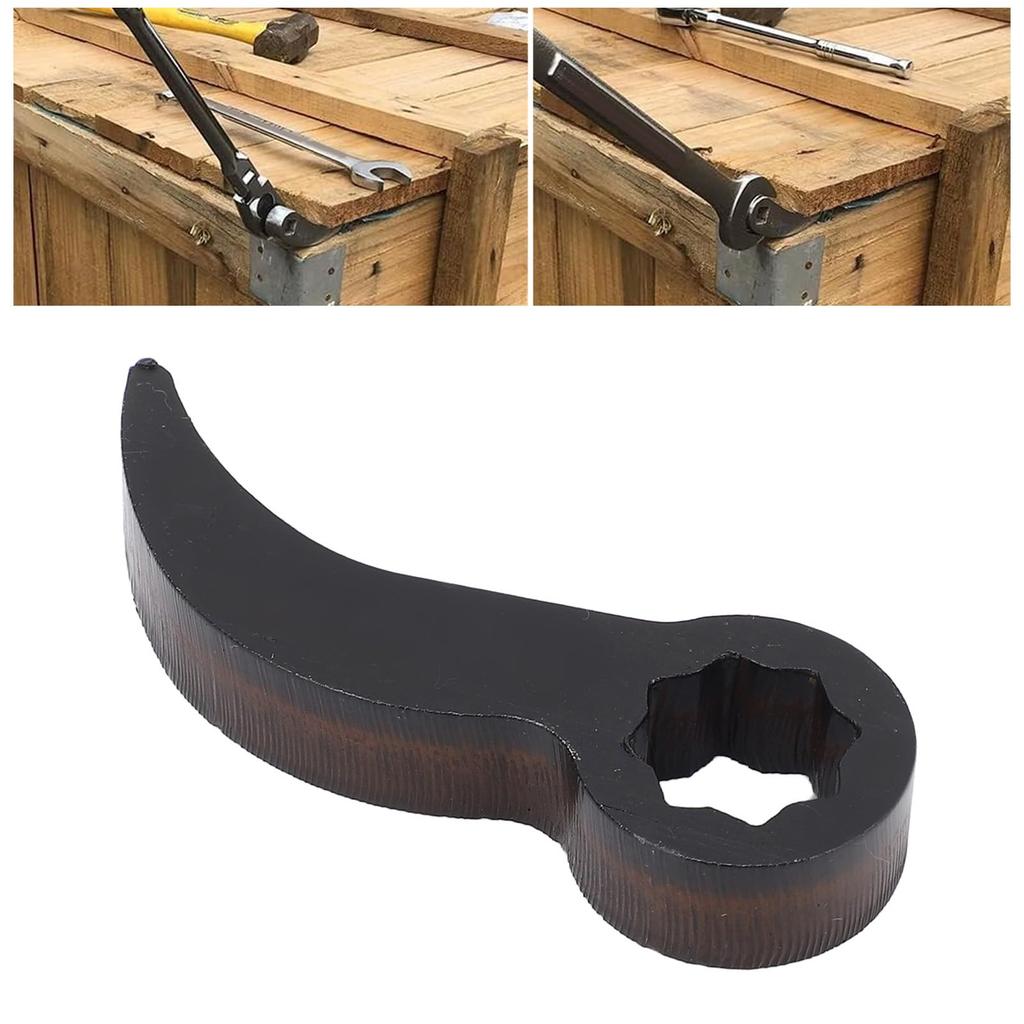 Pry Bar Wrench Adapter Head for Drive Pry Wrench CRV Steel Pry Bar Adapter Head for Various Pry Bars and 3/8-Inch Tools, Tools, 9.5x1.5cm / 3.75x0.6in