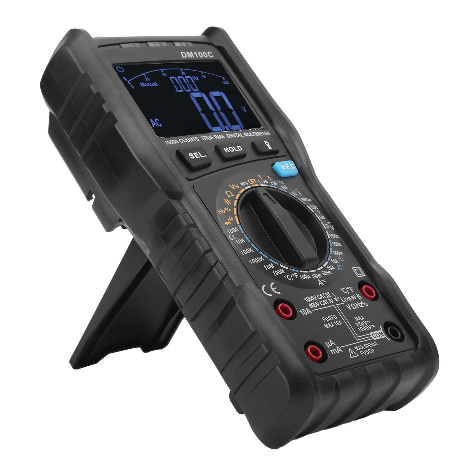 

Мультиметр DM100C високої точності цифровий мультиметр для електротехнічного обслуговування 10A999.9V