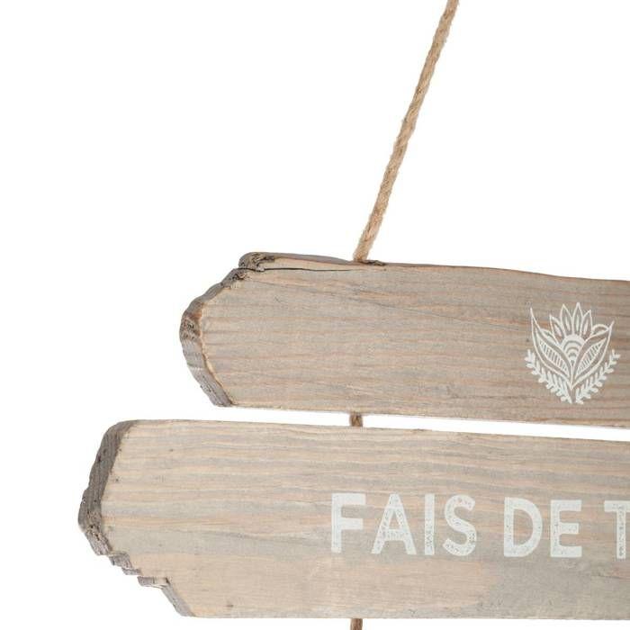 Décoration murale bois vent 28X38 - Atmosphera - Scandinave - Moderne