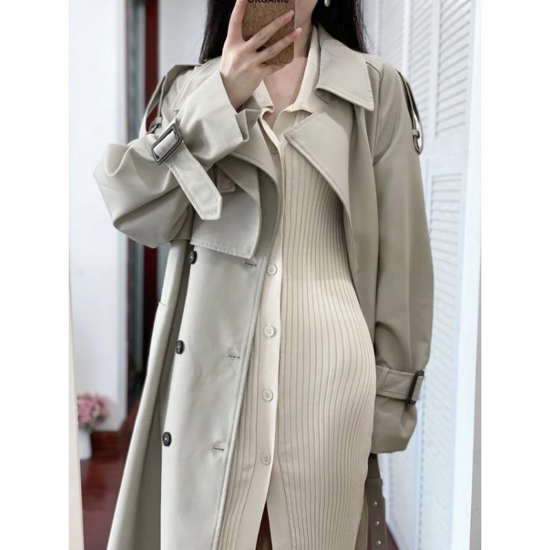 Autumn and Winter Temperament Socialite Muse Fan High Sense Base with Coat Medium and Long Knitted Dress Women