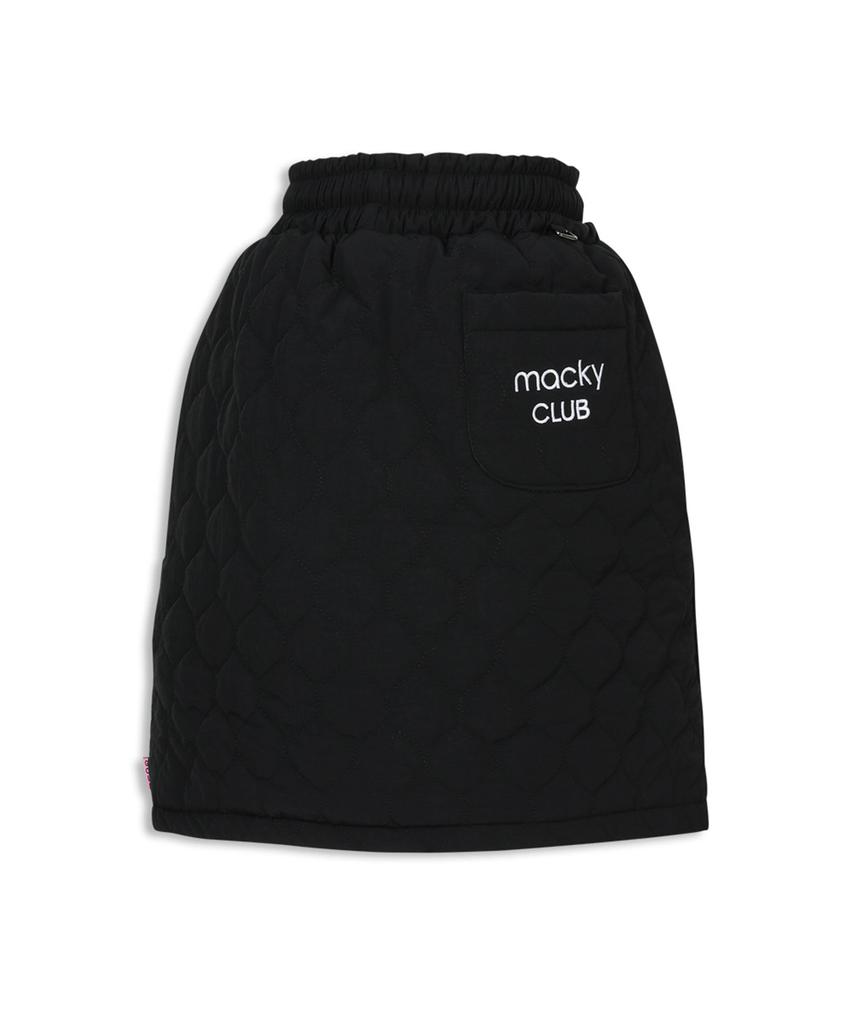 Mackie Padded Elastic Skirt Black