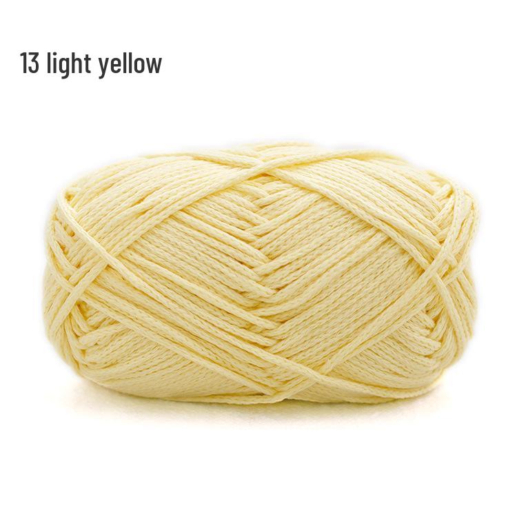 Xue Feier Suxin 2mm Round Hollow Pure Cotton Crochet Yarn for DIY Knitting