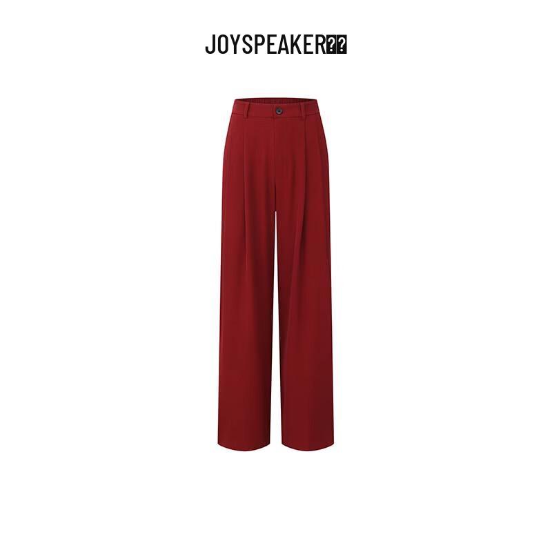 JOY SPEAKER Women's Summer High-Waist Straight-Leg Suit Pants