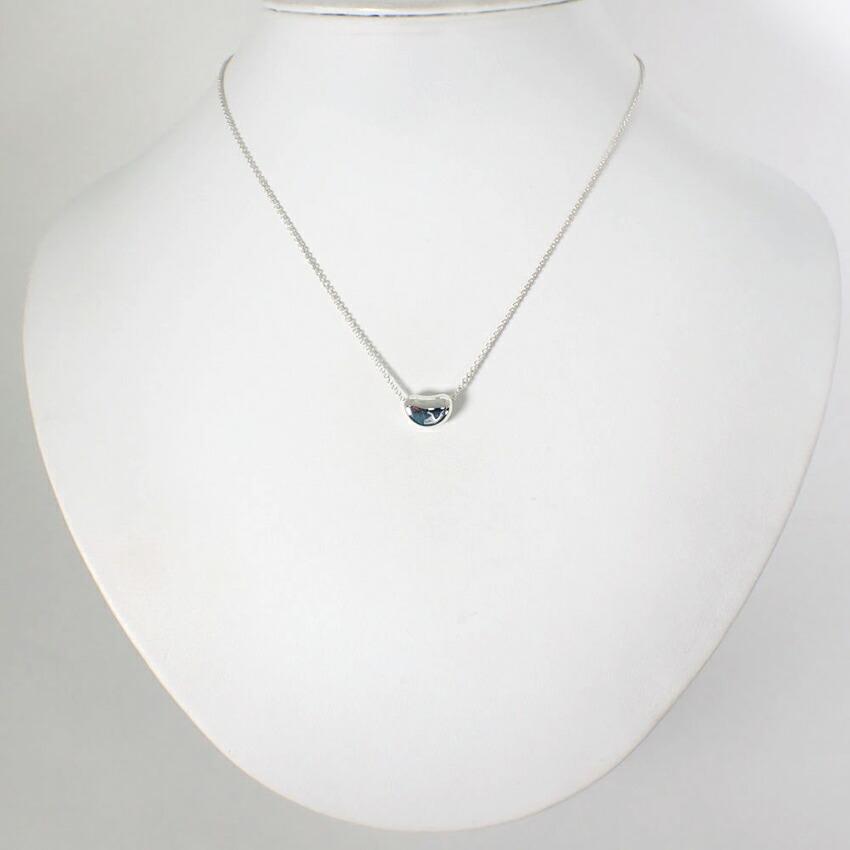 [Used] TIFFANY/Tiffany 925 Bean Pendant/necklace/g461-21
