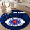 1pc Football Team (40) Design Printed Area Round Carpet for Bedroom Living Room Home Decor Rugs Mat Non Slip Mat Rug for Bedside