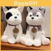 Cartoon Simulation Husky Schnauzer Chihuahua Dog Plush Toy Children Gift Doll