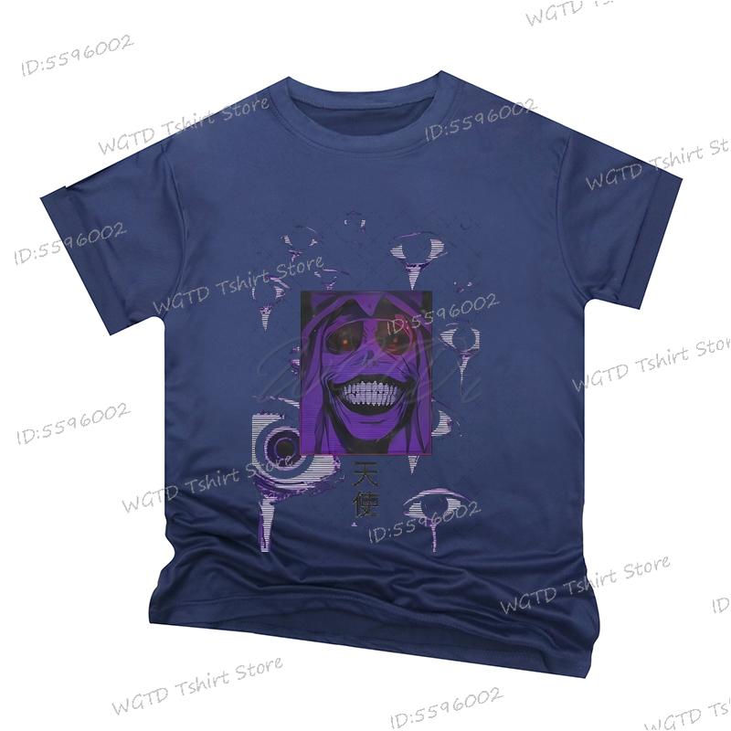 Anime Pattern Solo Leveling Men T-shirts Statue of God Cartoon Short Sleeve Clothes Harajuku Sung Jin-Woo Tshirts Tops Unisex