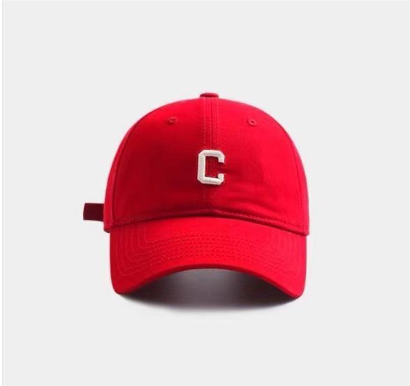 Baseball Letter C Cap Embroidered Hardtop Unisex Spring Summer Duckbill Cap
