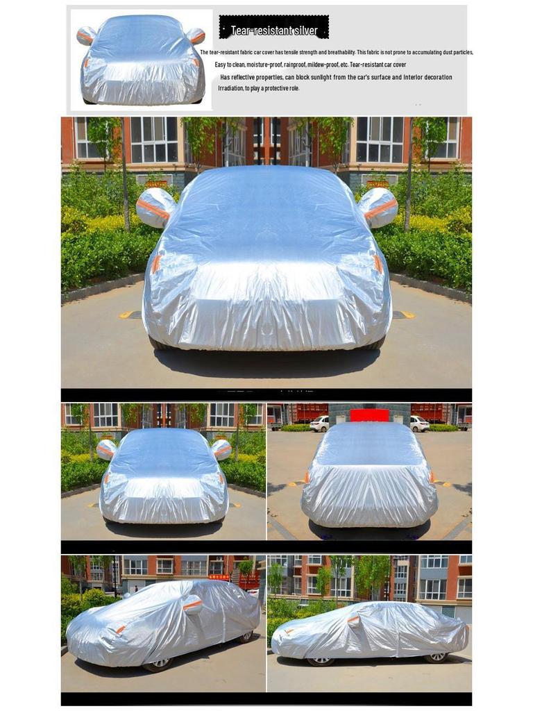 Universal Volkswagen Car Cover: Rainproof, Sunproof, Durable Tear-resistant Oxford Cloth for Jetta, Polo, Bora, Tiguan
