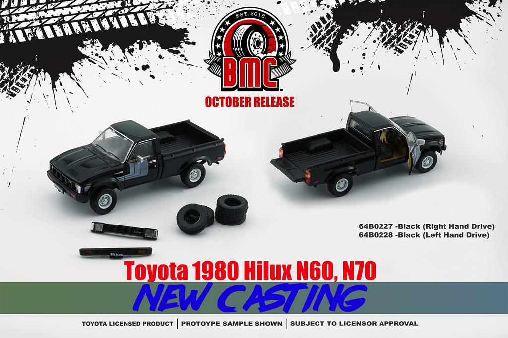 Scherer Designs BM CREATIONS Toyota Hilux Black RHD Finished Product 1/64