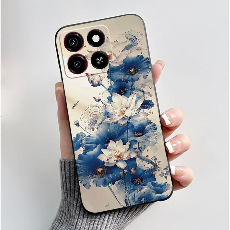For ZTE Blade A35 Case Cute Cool Fashion Silicone Soft TPU Cover For ZTE Blade A55 Cases Blade A35 Back Cover Shockproof Bumper