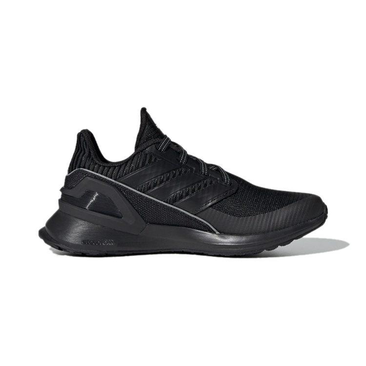 adidas Rapidarun Knit El C Comfortable Breathable Low Top Kids' Running Shoes Black Children Aged 3 7 Years Old EE7639