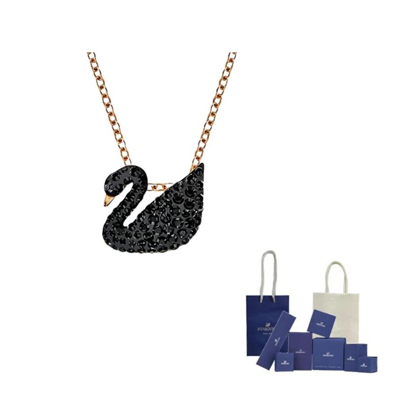Swarovski mākslīgā kristāla akmens, rozā zelta
