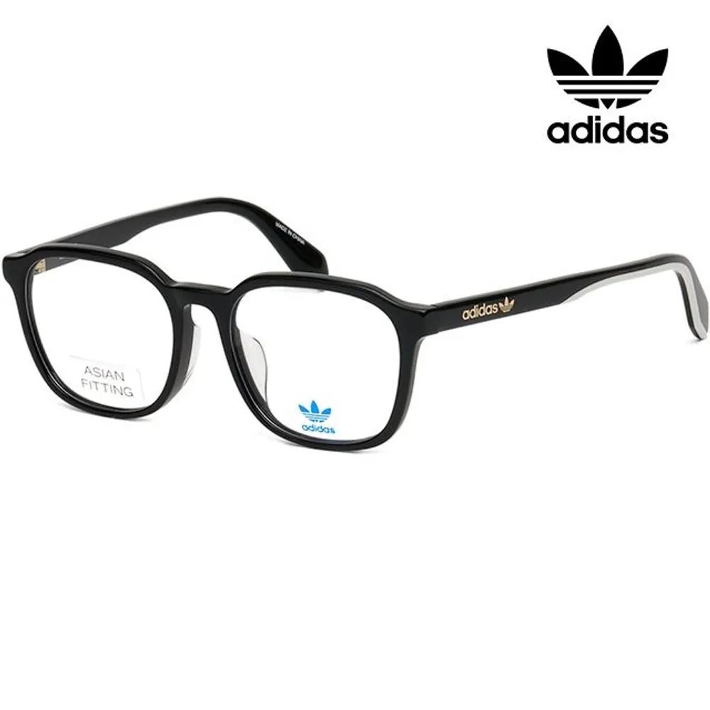 adidas Eyeglass Frames OR5045F 001 Black Square Horn-rimmed Fashion