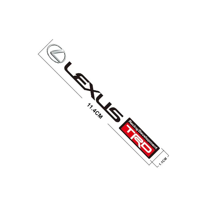 4 Stück Auto-Emblem-Aufkleber Rückspiegel Scheibenwischer-Aufkleber Zubehör für Lexus GS IS LS500h ES260 ES300h RX350h NX260 UX260 LM LC