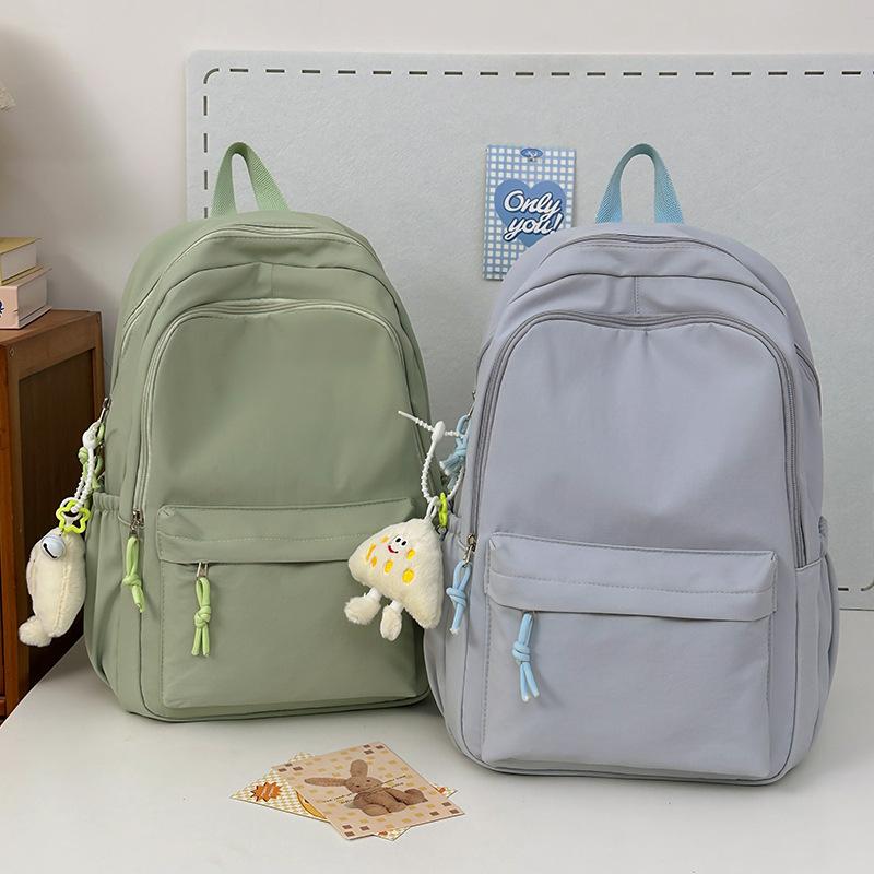 Zaino scolastico zaino da uomo semplice ad alta capacità zaino da viaggio da donna tempo libero studente scuola media giapponese studente liceo studente universitario
