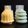 Gypsum Mold Lidded Silicone Jar Mold Silicone Candle Mold Flexible For Christmas Decoration Craft Teaching Diy Craft Projects